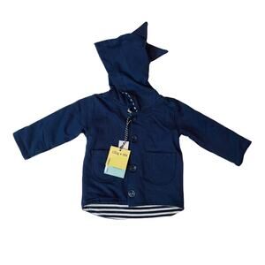 NWT Lilly + Sid 0/3M Reversible Dino Spike Jacket